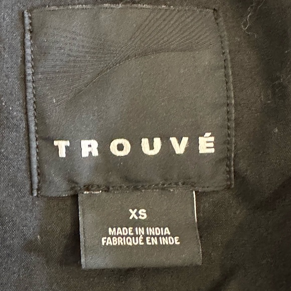 Trouvé Real Leather Drape Jacket Women's XS - Picture 12 of 12